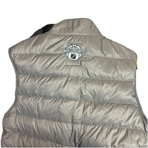 March Madness Edition Linksoul Down Vest In Gray Men's Large EUC - Picture 4 of 15